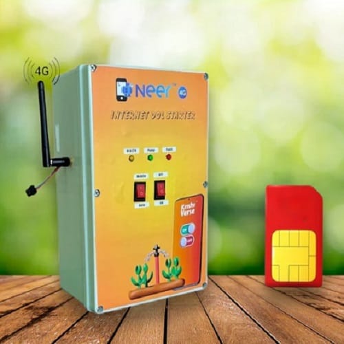 NEER 4G Mobile Pump Starter – GSM Internet DOL Controller for 1 & 3 Phase Motors