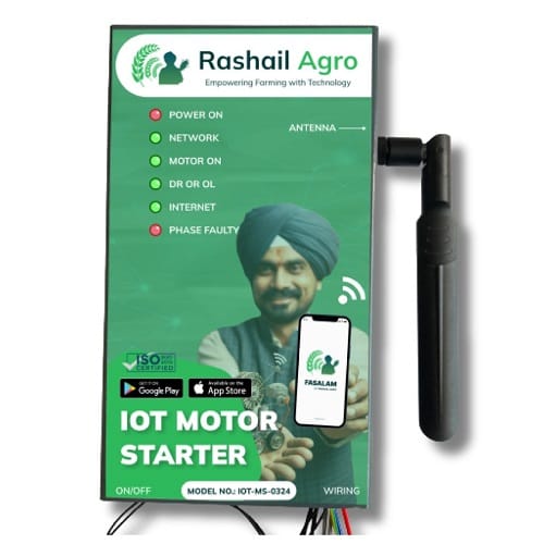 Rashail IoT Motor Controller – Smart GSM Pump Starter for Agriculture